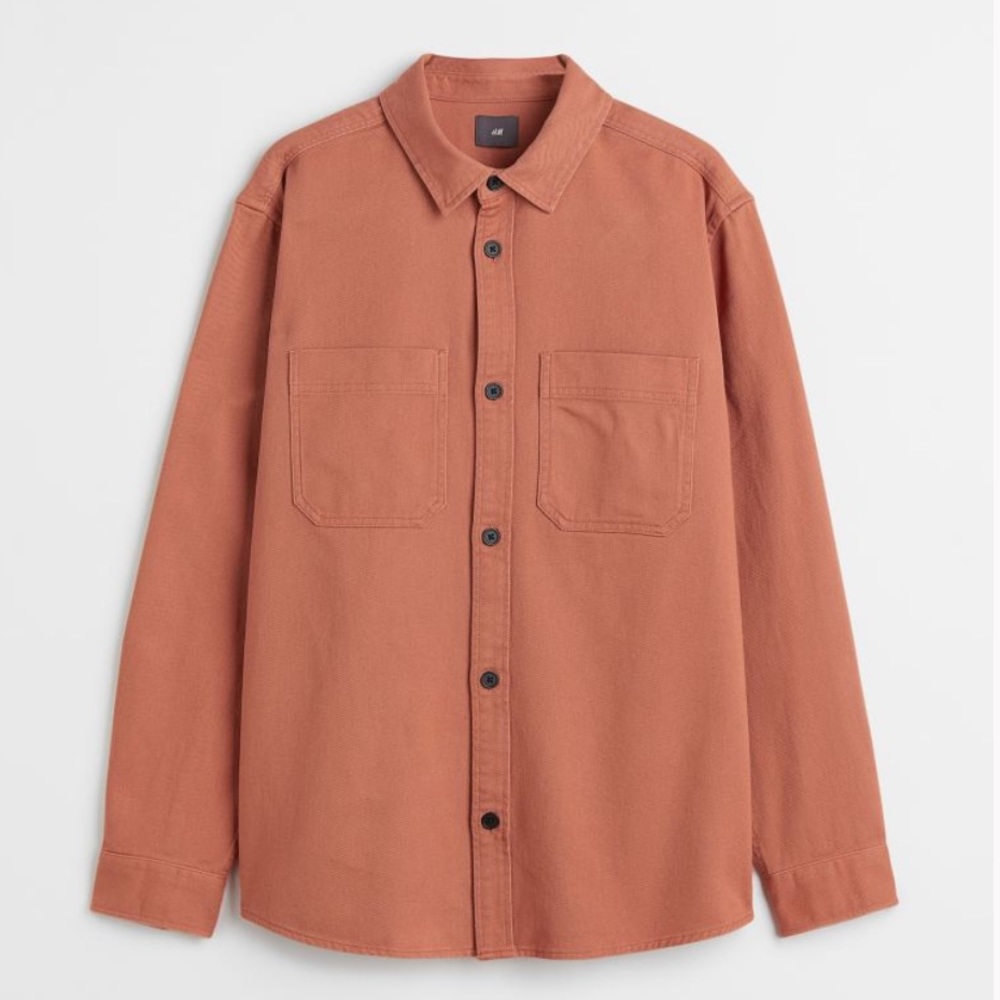🆕[h&m] twill overshirt